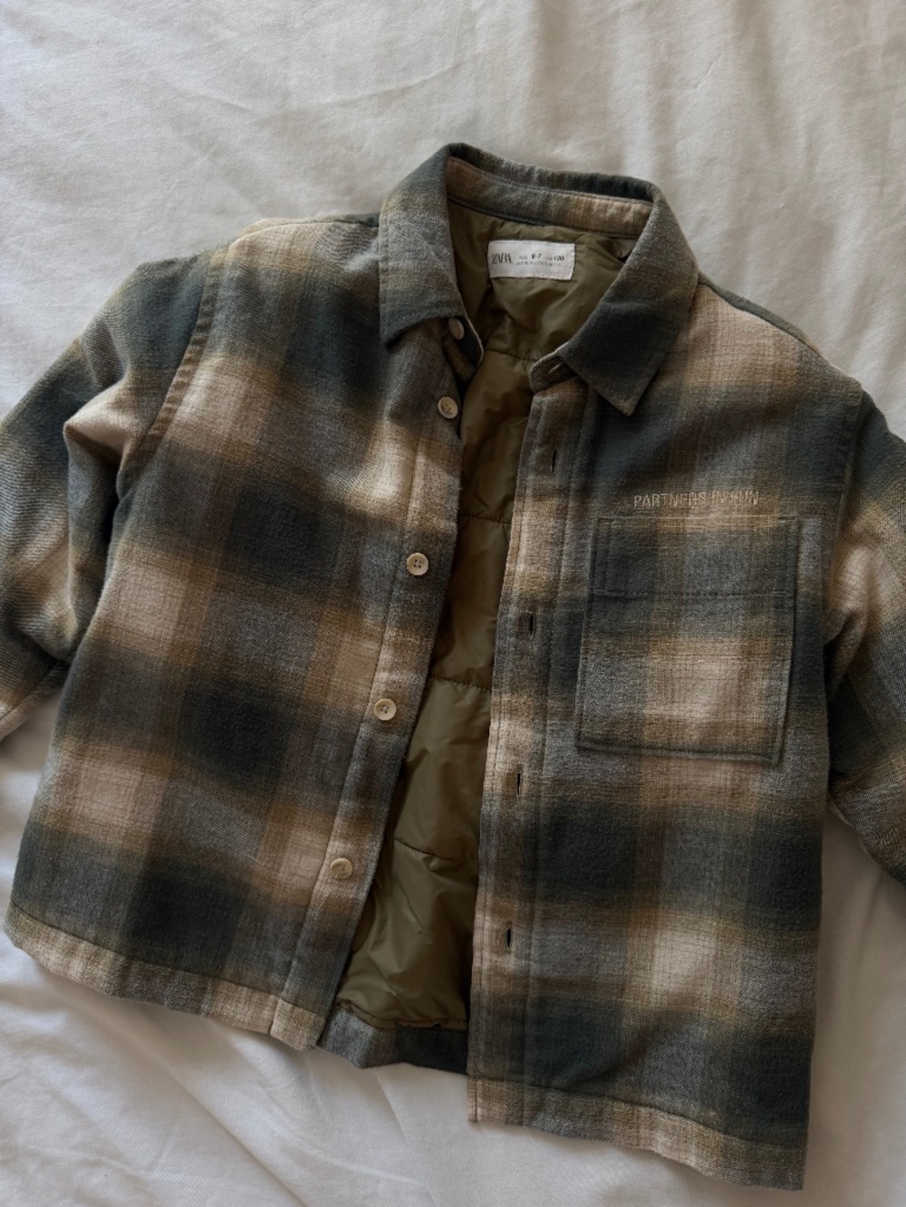 Boy warm overshirt